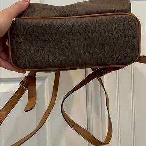 Michael Kors | Bags | Michael Kors Browntan Monogram Studded  display picture 3